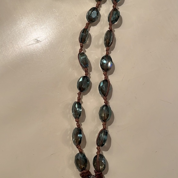 Cynthia Dugan Crystal Medallion Necklace - Picture 3 of 5